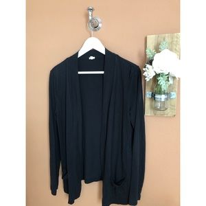 Black J Crew cardigan